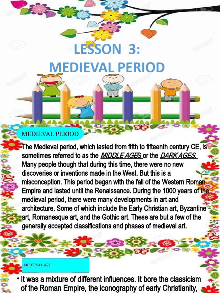 PPTG9LESSON3MEDIEVALART | PDF | Church (Building) | Gothic Architecture