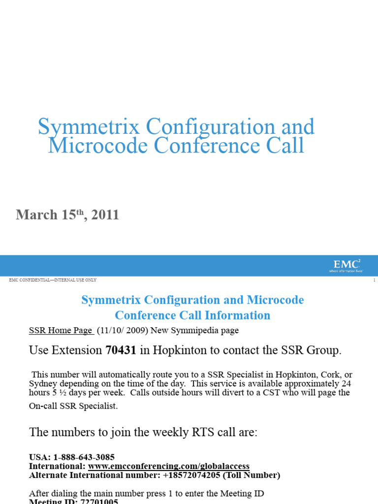 RTSconcallmin2011 03 15 | PDF | Information Technology | Computer ...