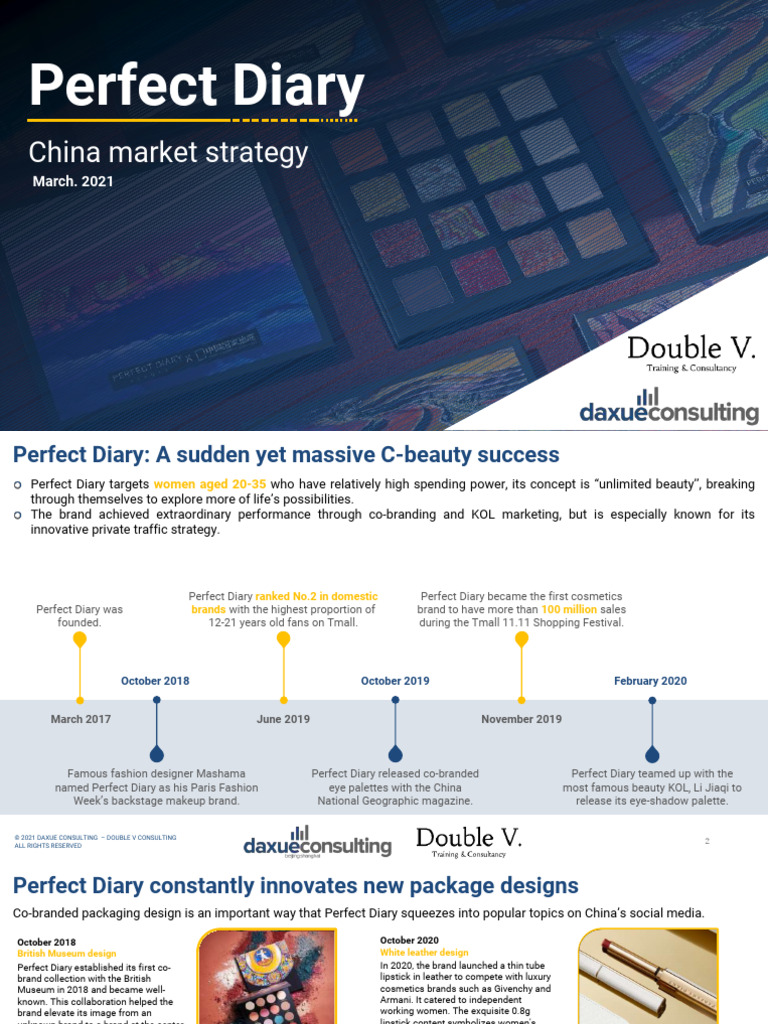 Perfect Diary's C-Beauty Success Strategy | PDF | We Chat | Cosmetics
