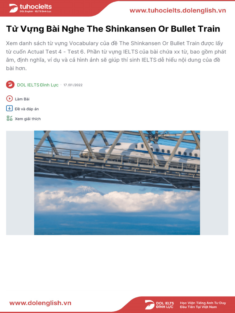 The Shinkansen or Bullet Train | PDF
