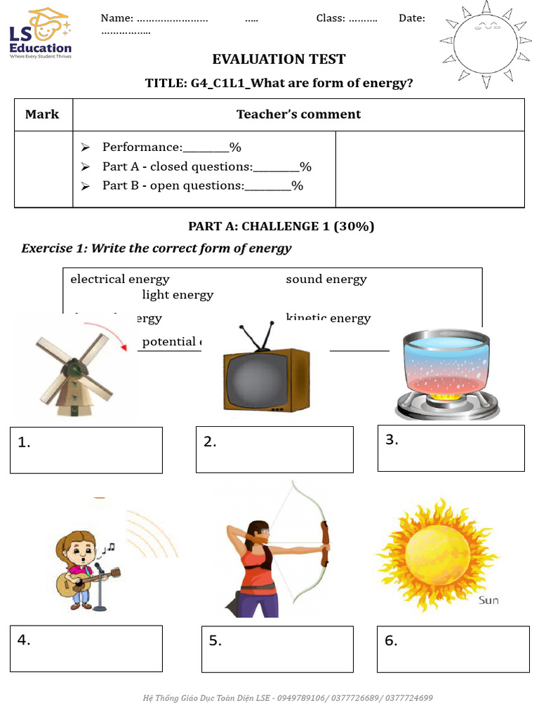 G4 c1l1 mini test what are forms of energy pdf