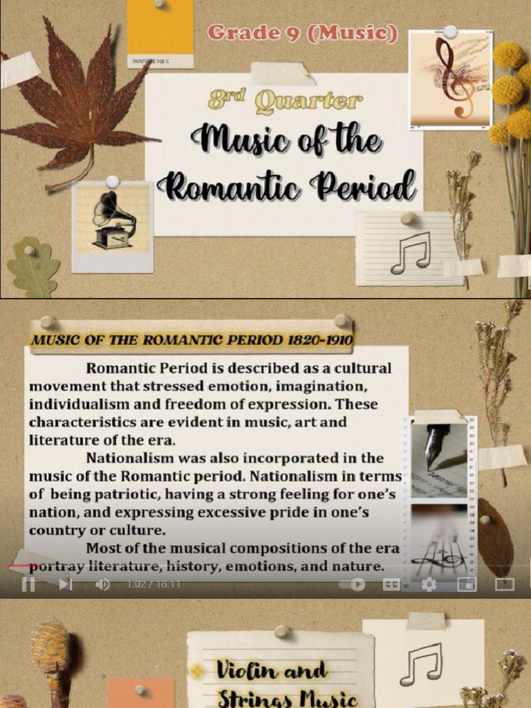 Overview of Romantic Period Music | PDF | Franz Liszt | Robert Schumann