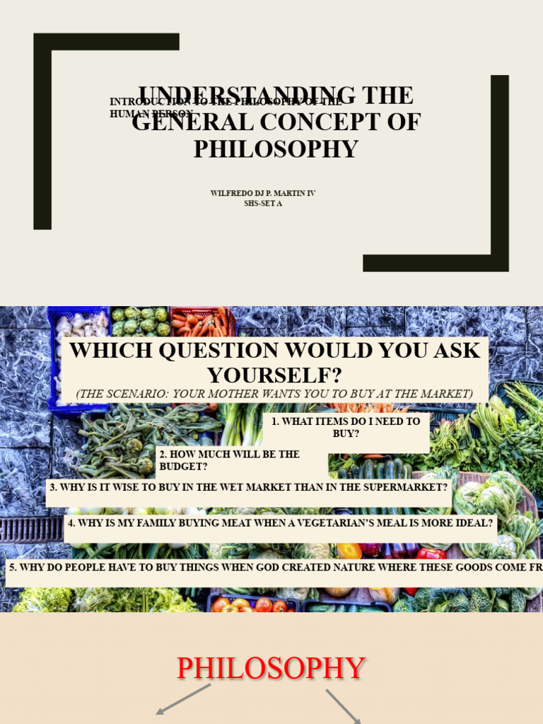 Philosophy Lesson 1 | PDF | Metaphysics | Thought