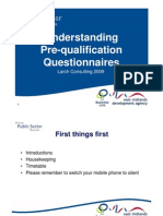 Understanding PQQs Workshop Slides