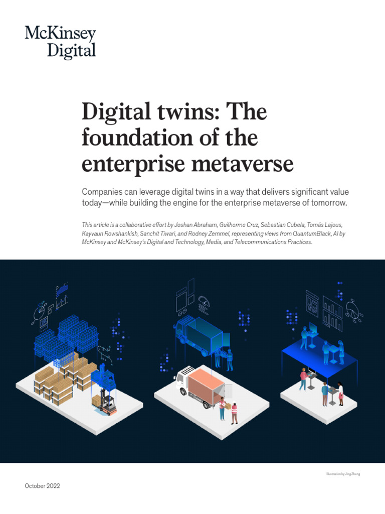 Digital Twins And The Enterprise Metaverse 1665922072 Pdf
