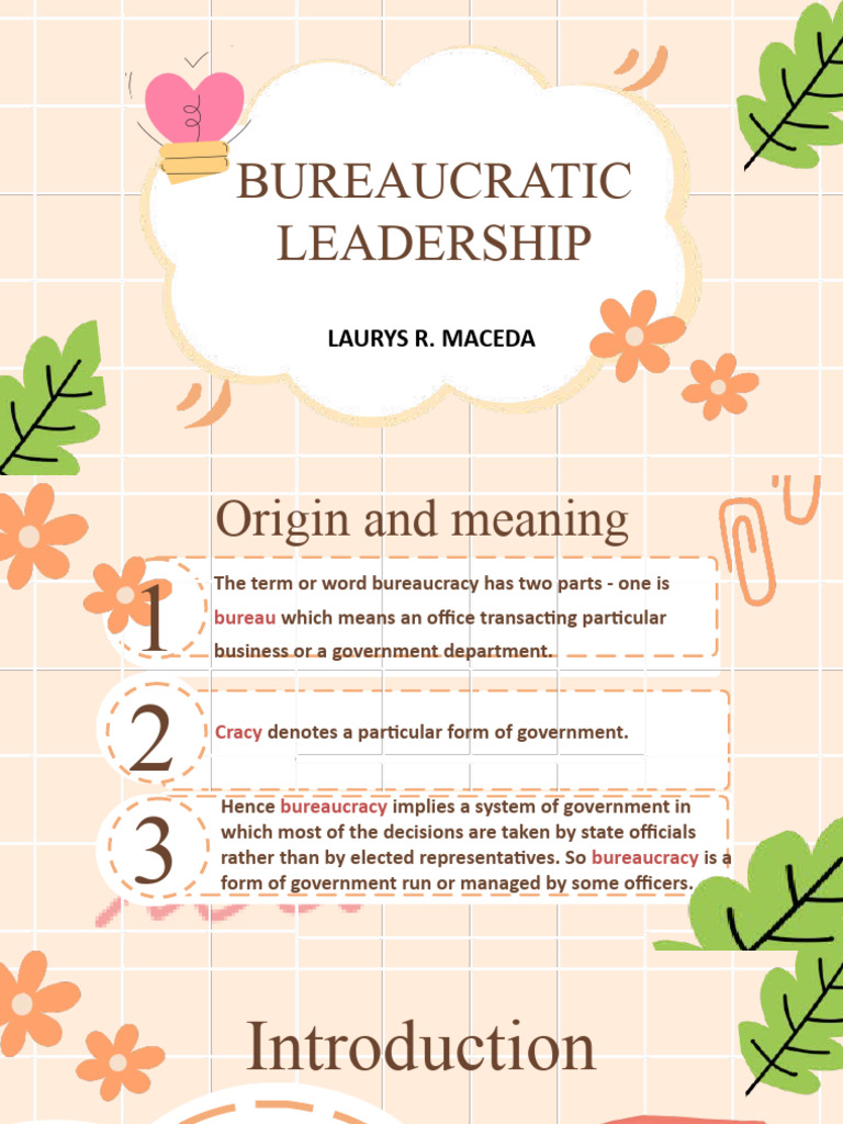 Understanding Bureaucratic Leadership | PDF | Bureaucracy | Leadership