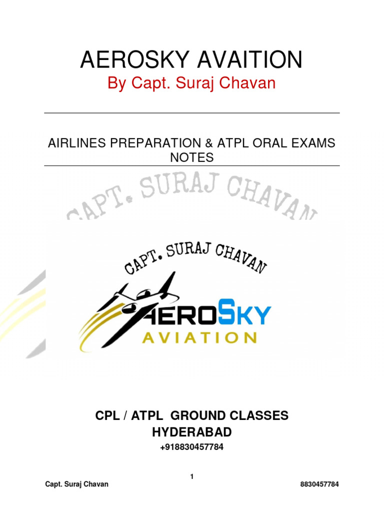ATPL Oral Exam Preparation Guide | PDF | Instrument Flight Rules ...