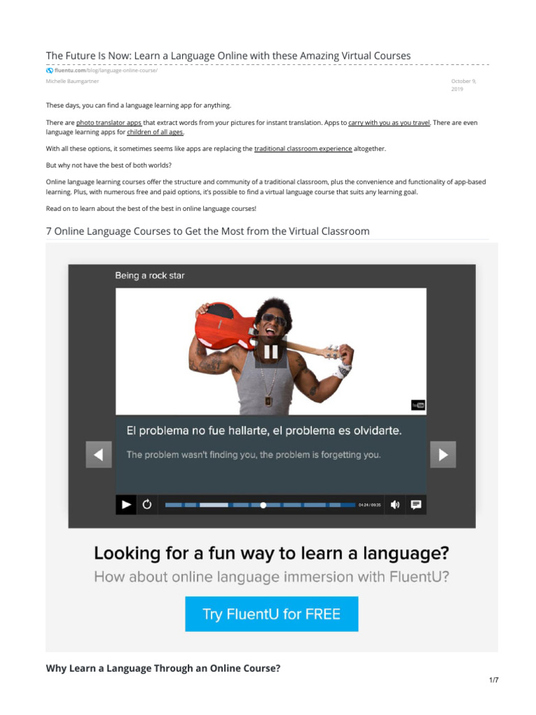 Best Online Language Courses Guide | PDF | Educational Technology ...