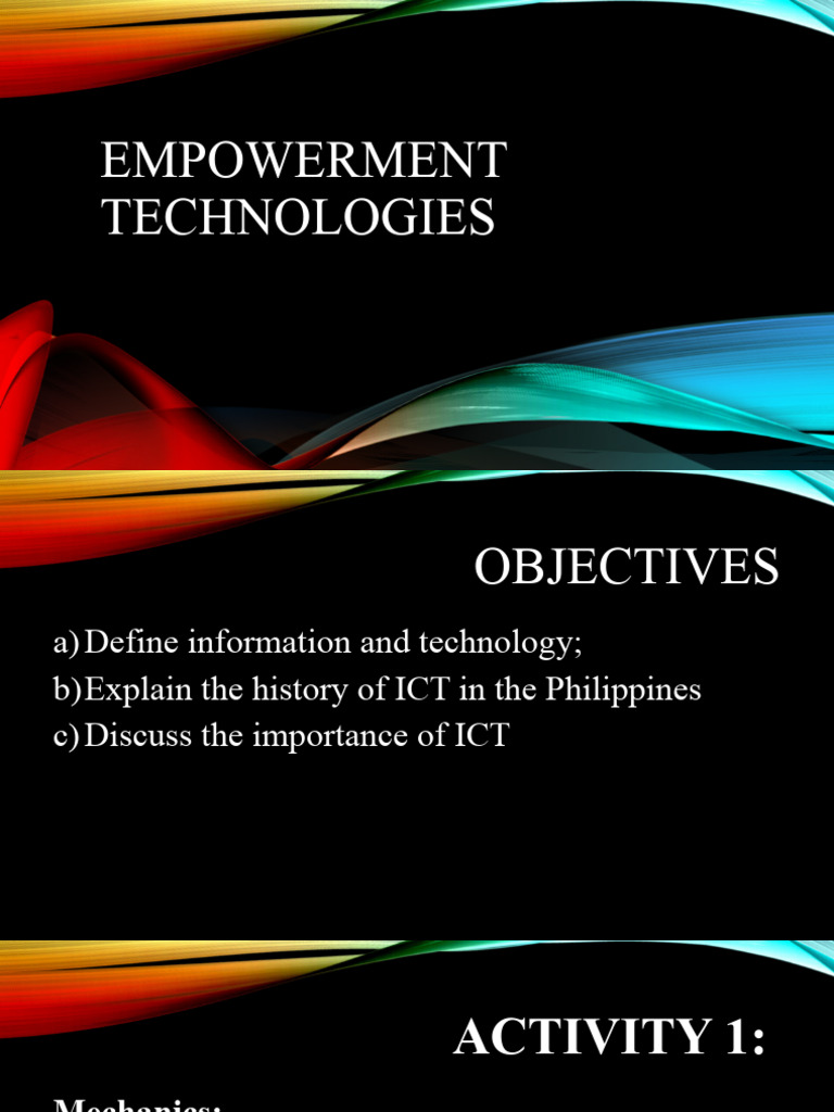 Empowerment Technologies | PDF | World Wide Web | Internet & Web