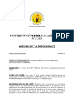 University of Petroleum and Energy Studies: Topic of The Project