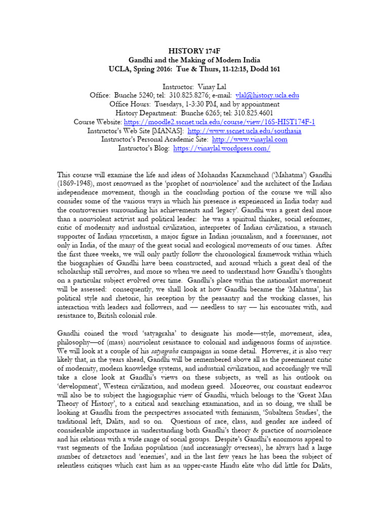 Gandhi's Impact on Modern India | PDF | Mahatma Gandhi