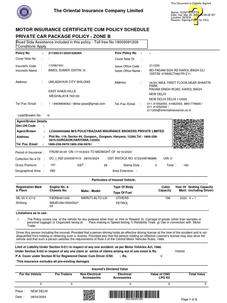 the-oriental-insurance-company-limited-pdf-vehicles-insurance