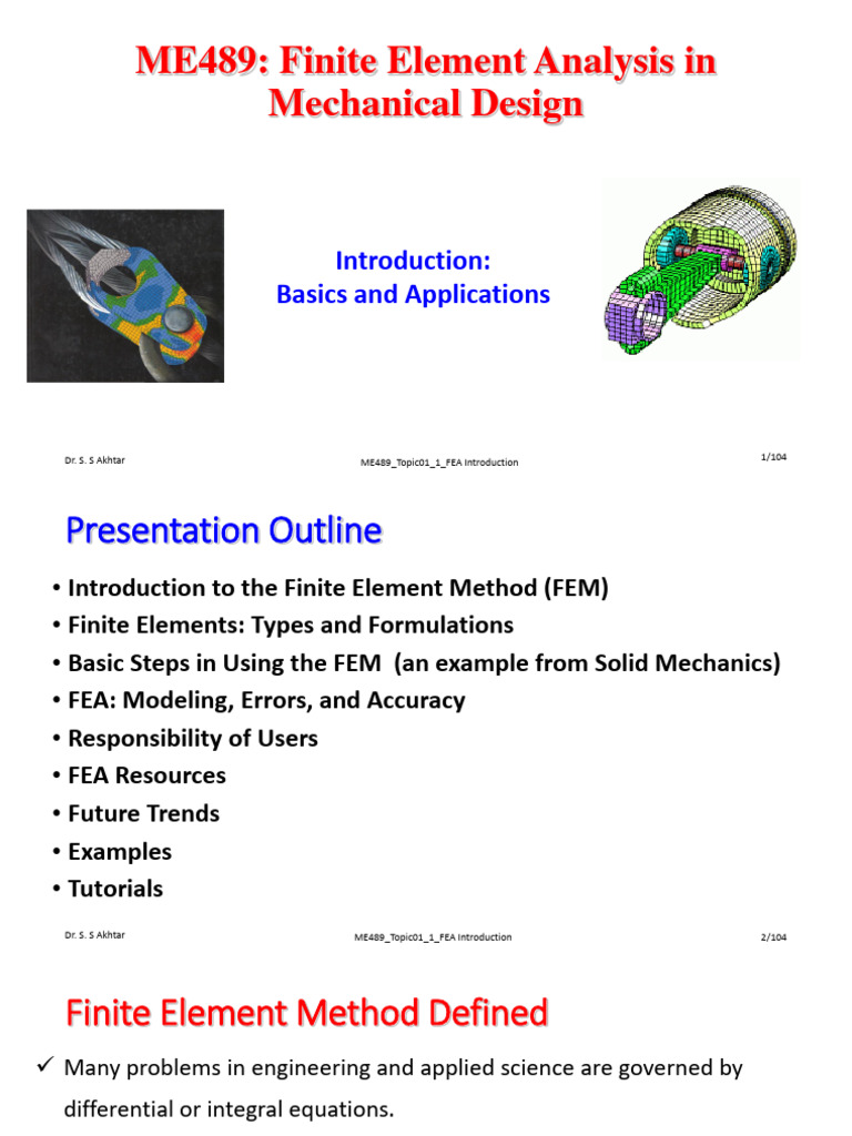 Introduction to Finite Element Method | PDF | Finite Element Method ...