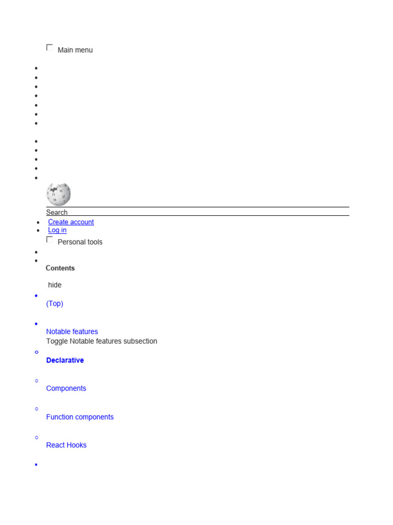 Overview of React JavaScript Library | PDF | Php | World Wide Web