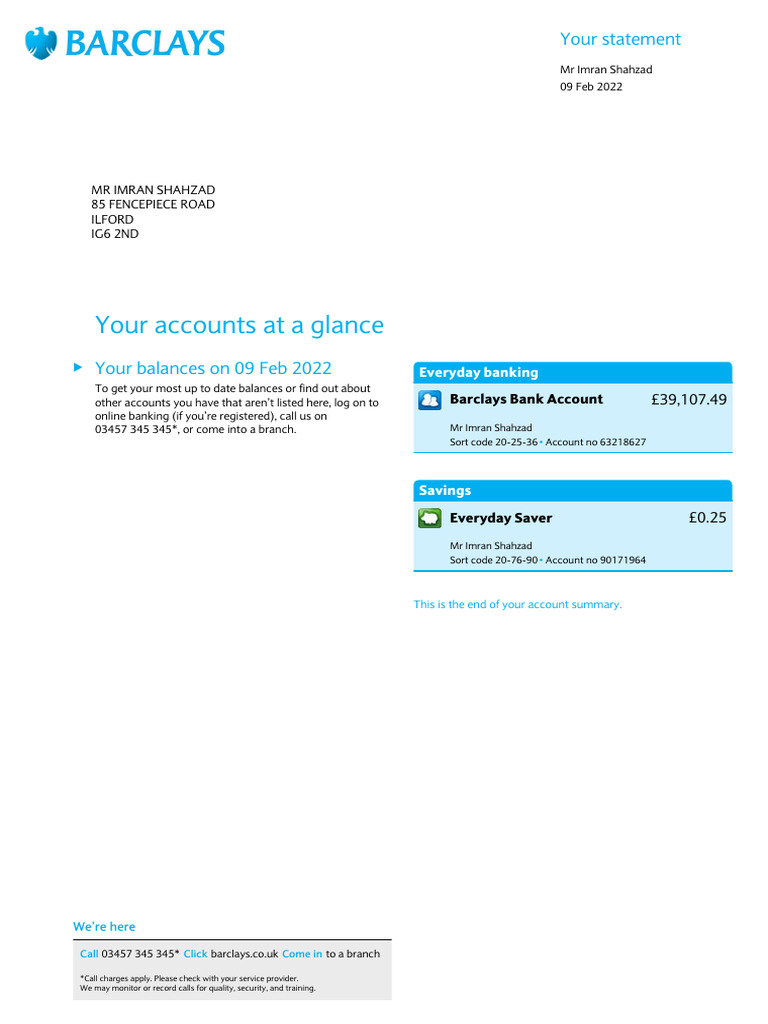 barclays-account-statement-summary-pdf-debit-card-payments
