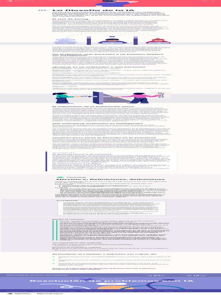 Filosofía de la Inteligencia Artificial | PDF | Inteligencia artificial ...