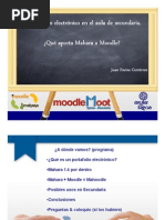 El portafolio electrónico en el aula de secundaria. ¿Qué aporta Mahara a Moodle?