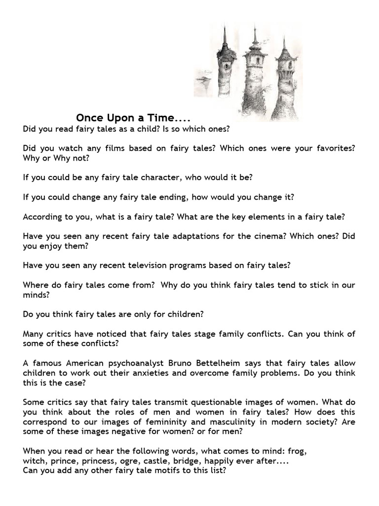 Fairy Tale Discussion 2 | PDF | Fairy Tales | Fairies
