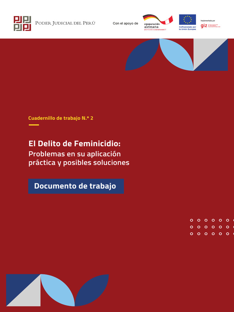 El Delito de Feminicidio (2024) | PDF | Violación | Derecho penal