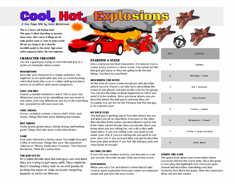 Cool, Hot, Explosions | PDF