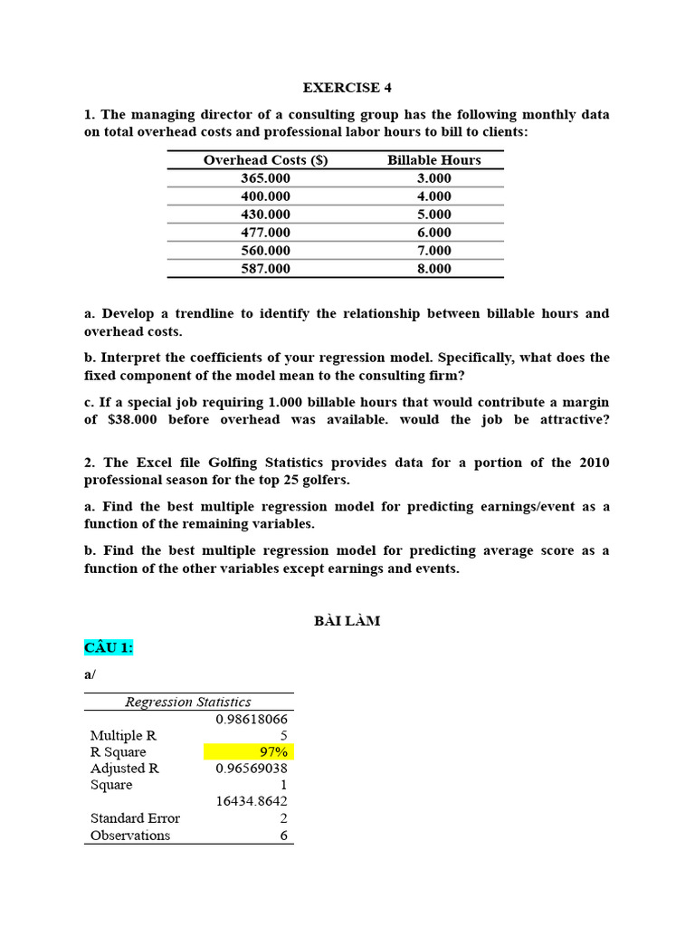 Exercise 4 (Group) - GI I | PDF