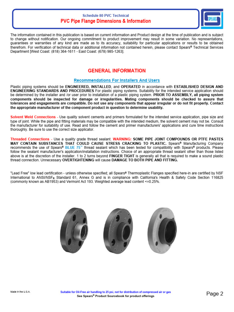 Sch80tech 80 Flanges T 80 Flanges-3 T | PDF | Pipe (Fluid Conveyance ...