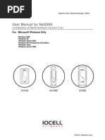 User Manual for NetDISK V3.3x