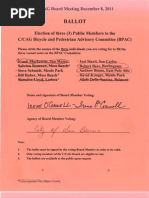 C/CAG Board votes for BPAC members - 1