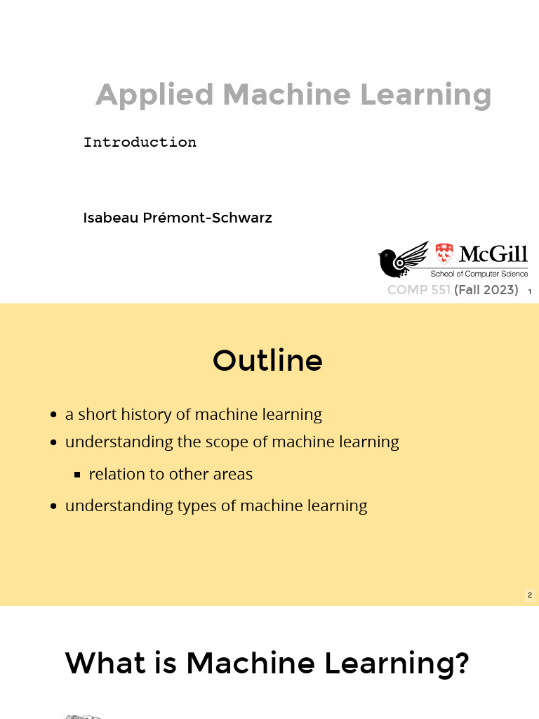 Machine Learning Glimpse | PDF | Machine Learning | Artificial Intelligence
