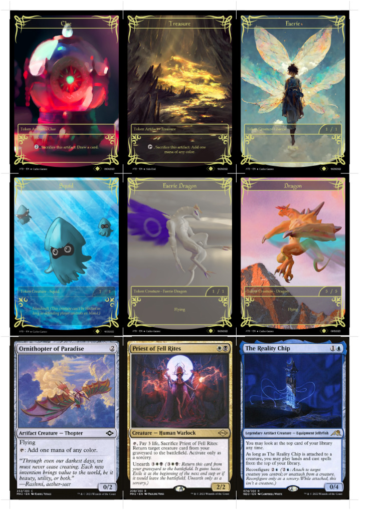 MTG Print Tokens | PDF