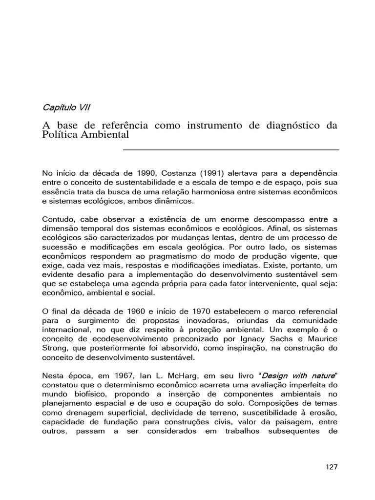 Diagnóstico da Política Ambiental no Brasil | PDF | Economia ...