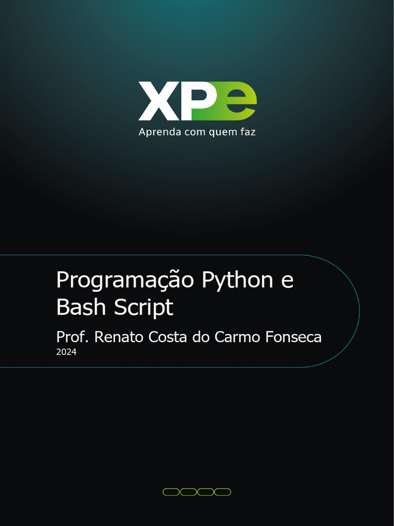 Programação em Python e Bash: Guia Completo | PDF | Algoritmos | Python ...