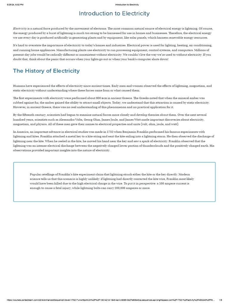Understanding Electricity Basics | PDF | Atoms | Electricity