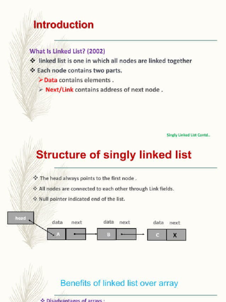 Linked List in Detail | PDF