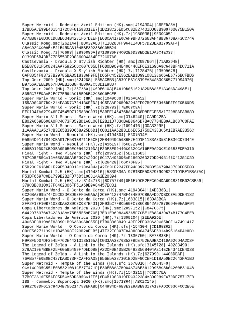 Nolist Missing Serial | PDF | Video Games | Nintendo