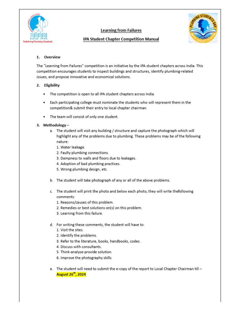 Competition Manual - To Ipa | PDF