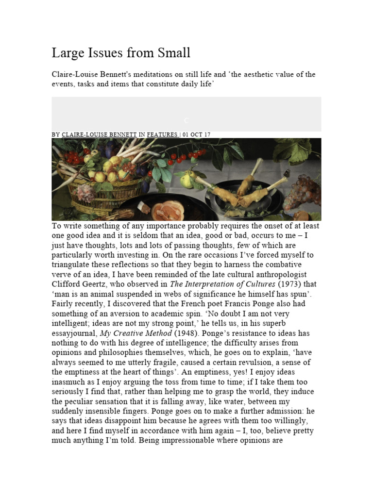 Exploring Aesthetic Value in Still Life | PDF | Still Life | Visual Arts