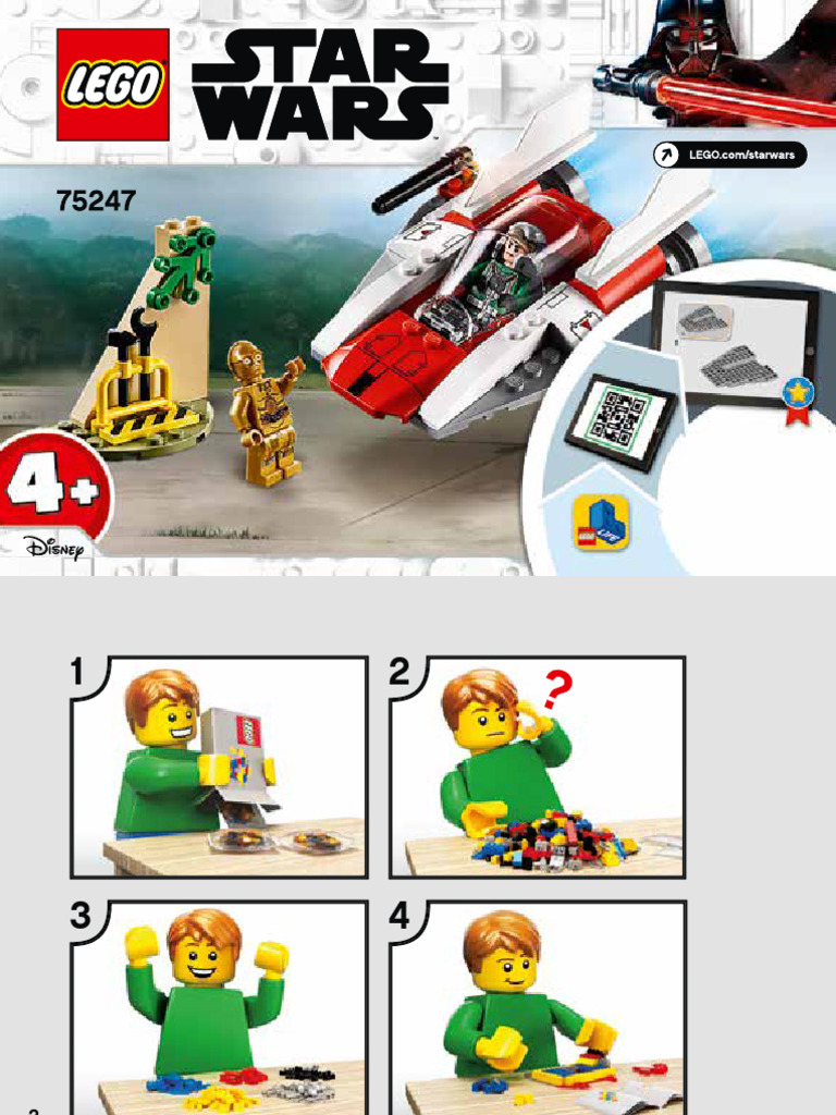 75247, Chasseur Stellaire Rebelle A-Wing, LEGO® Star Wars™ | PDF