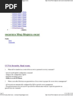 CCNA Security, Final Exam