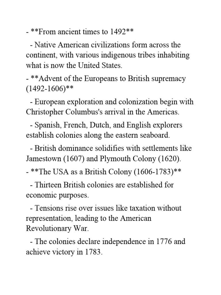 History of usa pdf the united states british empire