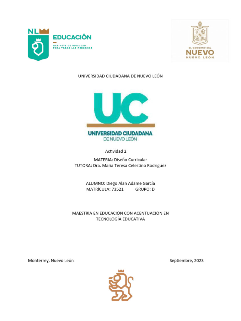 Actividad 2 Pdf Plan De Estudios Multimedia