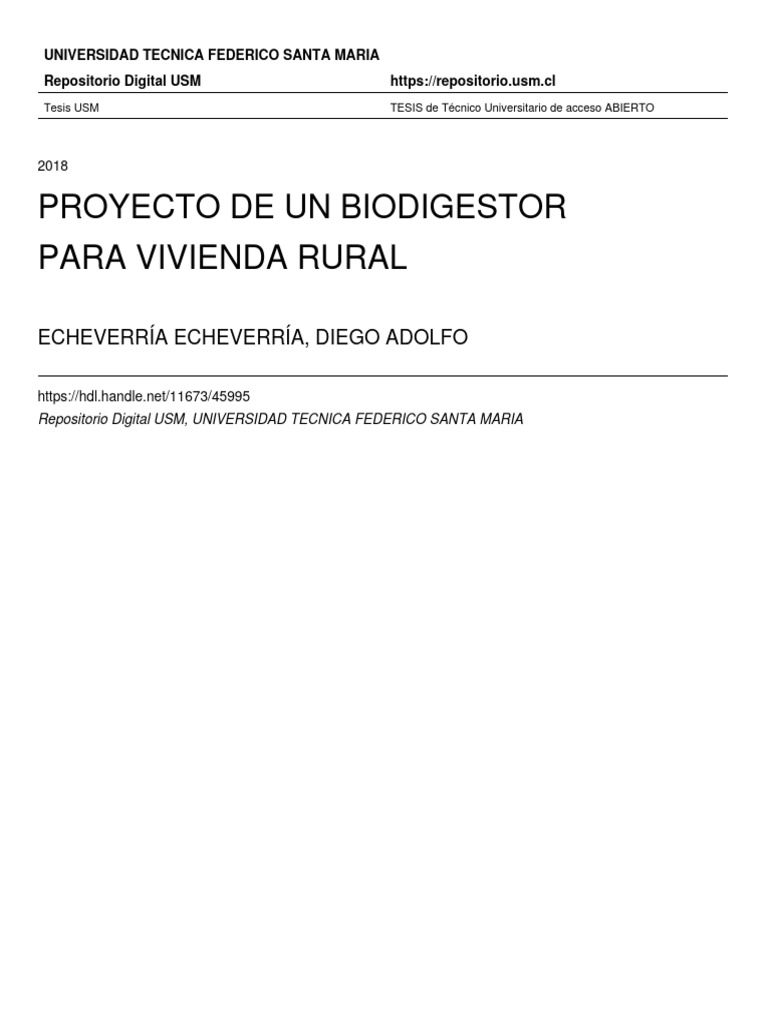 Biogas | PDF | Biogás | Digestión anaeróbica