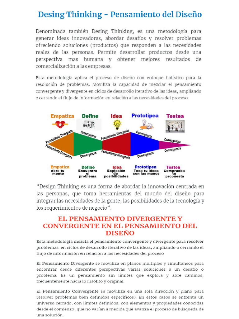 Design Thinking | PDF