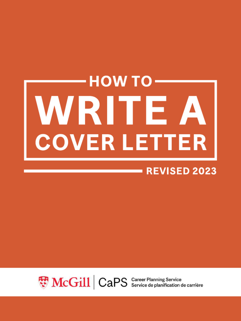 2023 Guide Coverletter | PDF