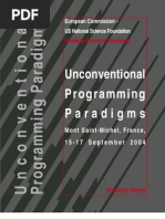 Unconventional Programming Paradigms 2004