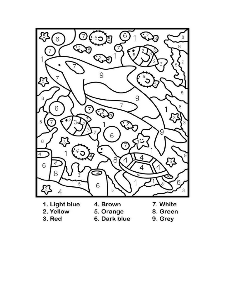 A Colorear en Ingles | PDF
