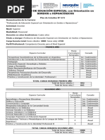 Plan de Estudios Licenciatura en Educación Especial | PDF | Pedagogía ...