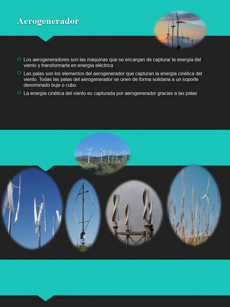 Tipos de Aerogeneradores | PDF