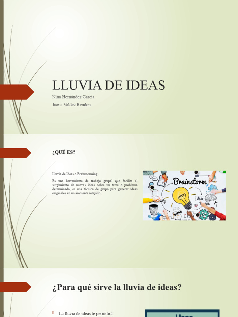 Lluvia de Ideas | PDF