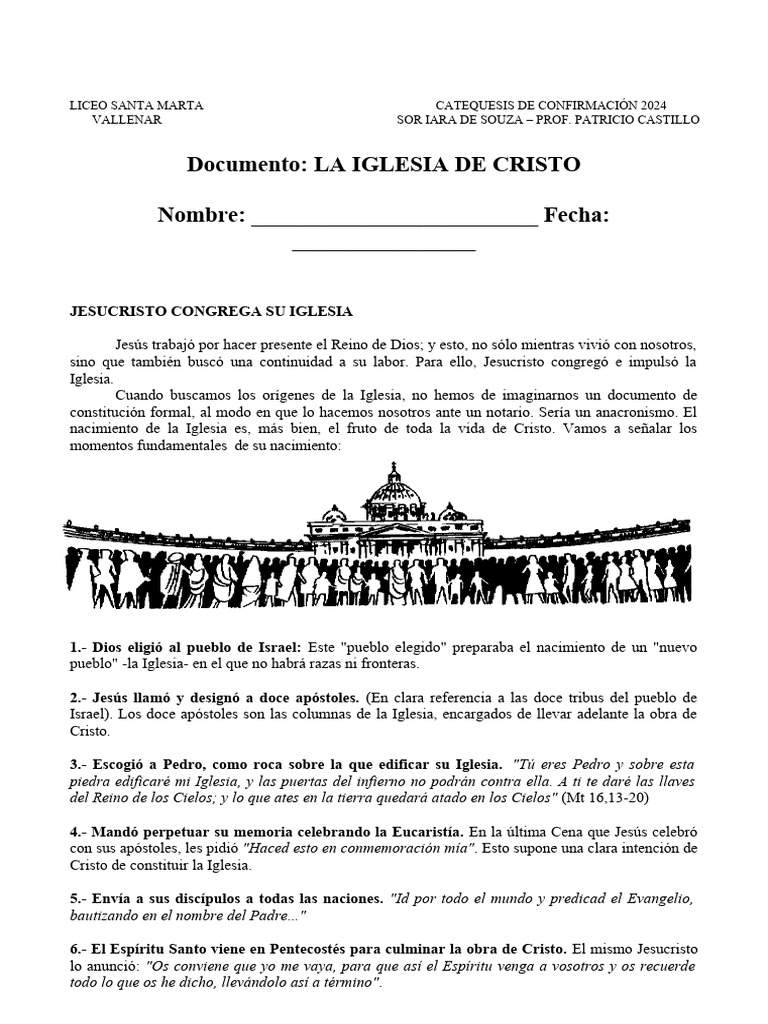 La Iglesia de Cristo | PDF | Jesús | Cristo (título)